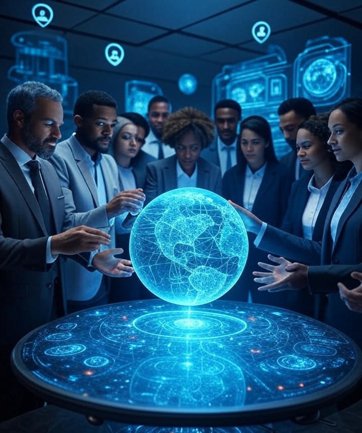 Professionals collaborating globally on quantum computing cybersecurity standards and regulations